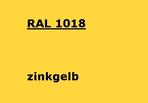RAL 1018 zink - gelb - matt 500g