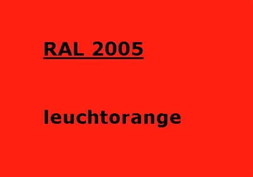 RAL 2005 leucht-orange glänzend 500g
