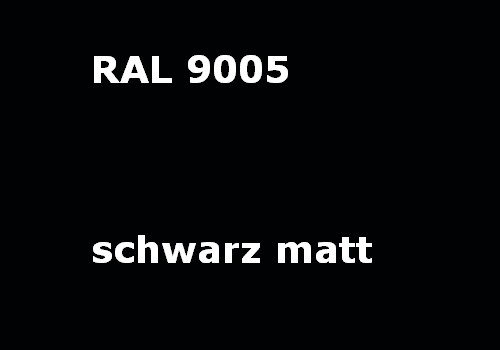 RAL 9005 tief - schwarz matt 500g