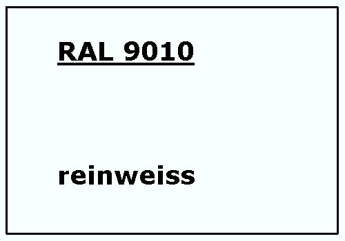 RAL 9010 rein - weiß glatt matt 500g