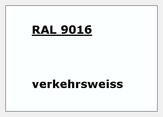 RAL 9016 verkehrs-weiß glänzend 500g