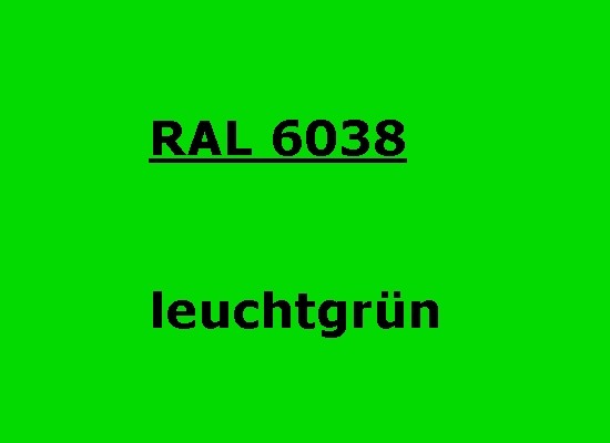 RAL 6038 leucht-grün glänzend 500g