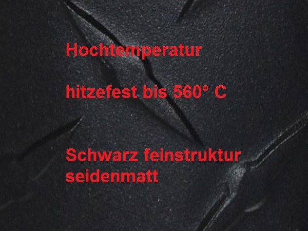 * HITZEBESTÄNDIG - 560°C schwarz 250g